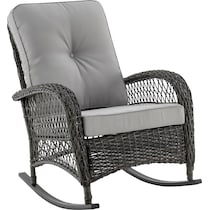 fontana gray outdoor chair   