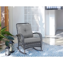 fontana gray outdoor chair   