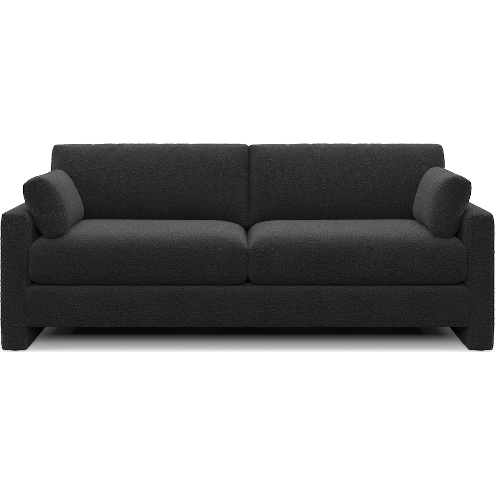 forbes black sofa   