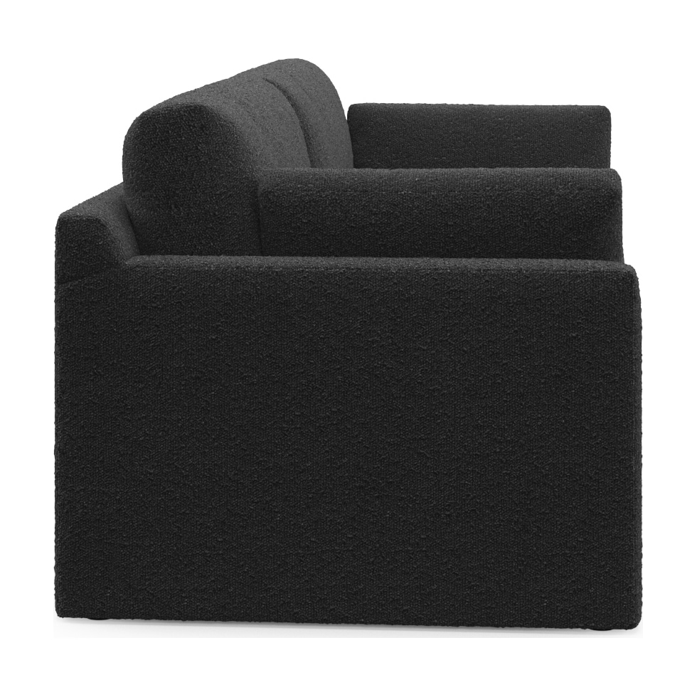 forbes black sofa   