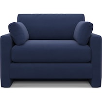 forbes blue chair and a half   