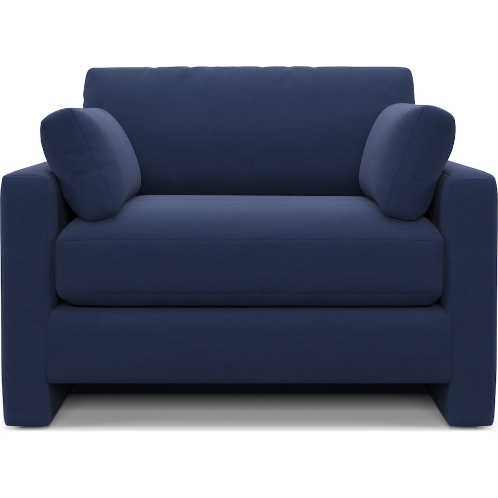 forbes blue chair and a half   