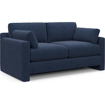 forbes blue loveseat   