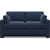 forbes blue loveseat   