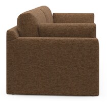 forbes dark brown sofa   