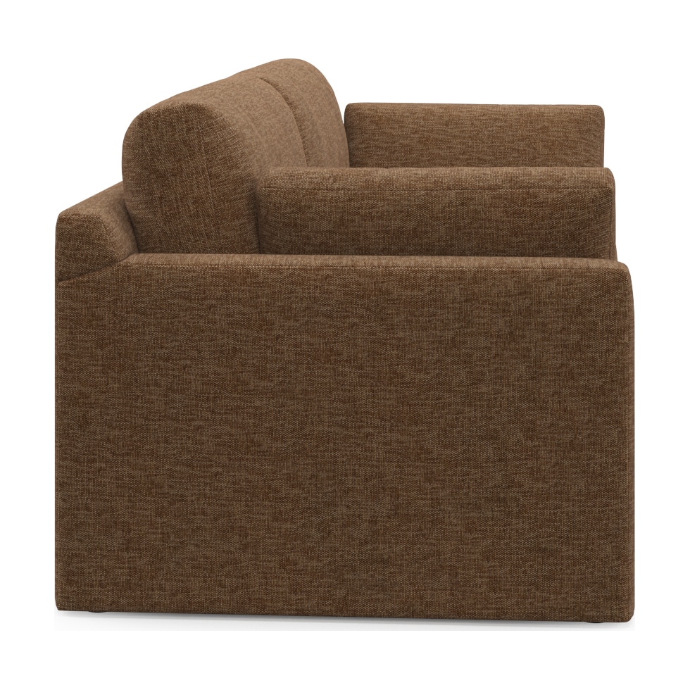 forbes dark brown sofa   