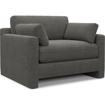 forbes gray chair and a half   