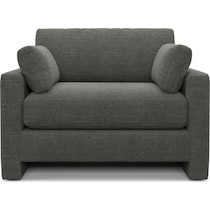 forbes gray chair and a half   