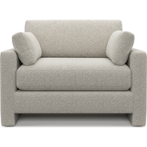forbes gray chair and a half   