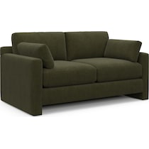 forbes green loveseat   