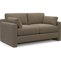 forbes light brown loveseat   