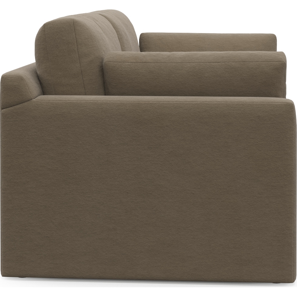 forbes light brown loveseat   