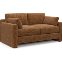 forbes light brown loveseat   