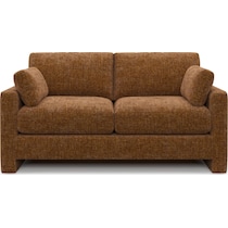 forbes light brown loveseat   