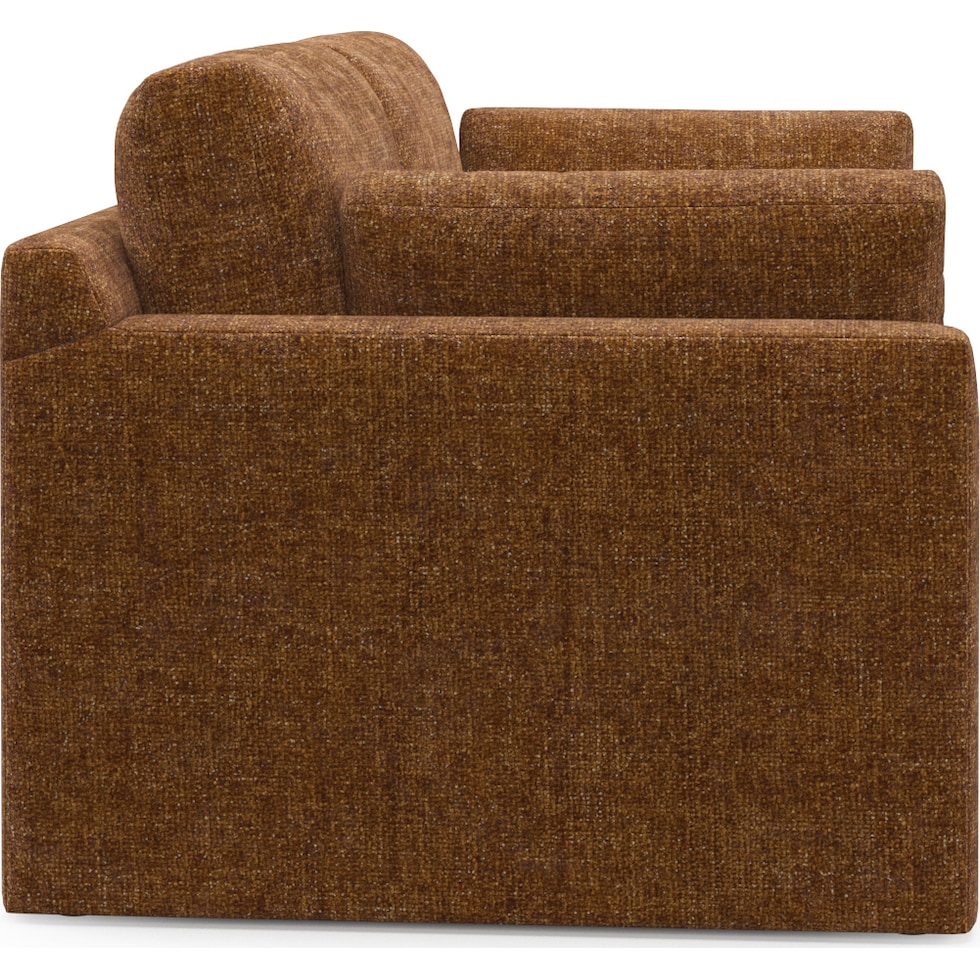 forbes light brown loveseat   