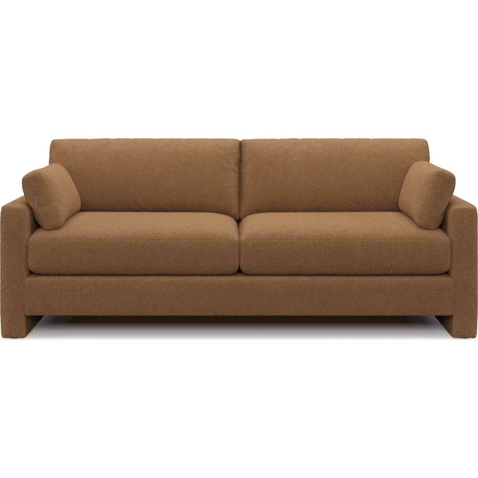 forbes light brown sofa   