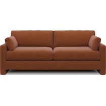 forbes orange sofa   