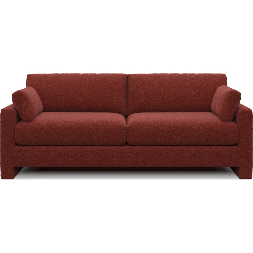 forbes red sofa   