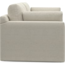 forbes white loveseat   