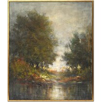 forest escape gray wall art   
