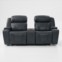 forte blue  pc power reclining living room   