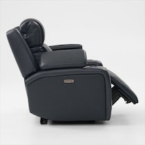 forte blue power recliner   
