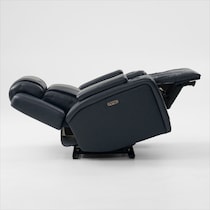forte blue power recliner   