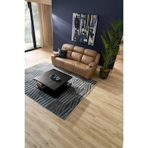 forte neutral power reclining sofa   