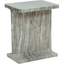 franca neutral end table   