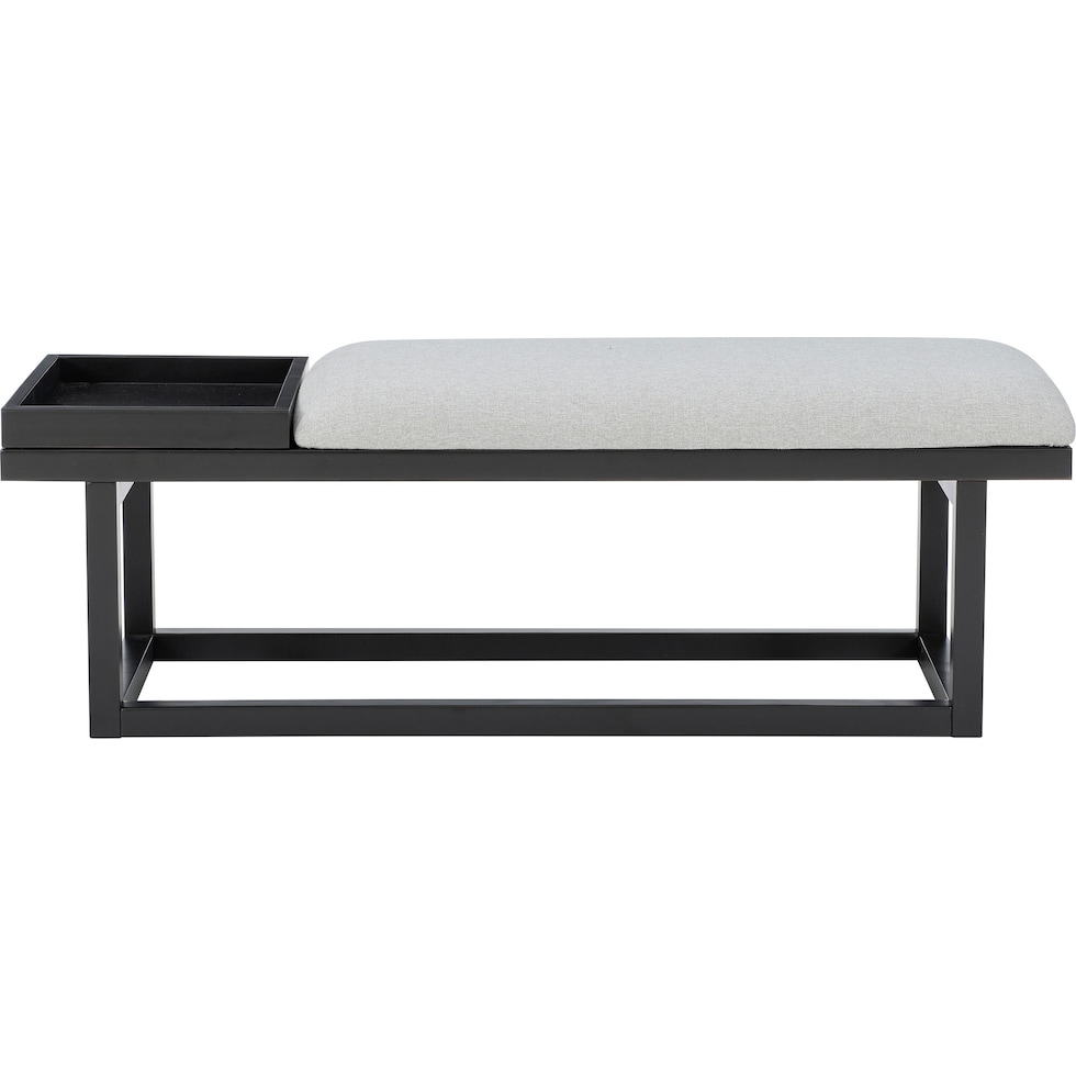 francesco gray bench   