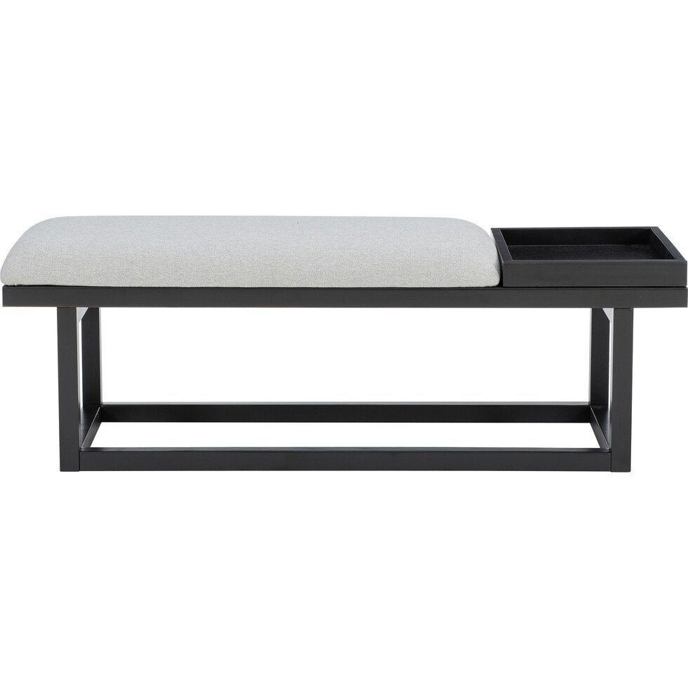 francesco gray bench   