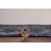 francine blue area rug  x    