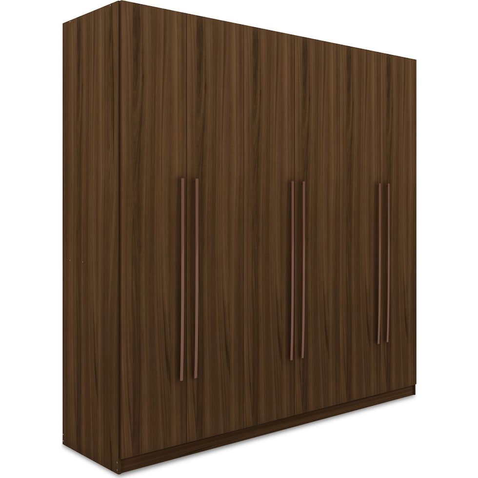 francis dark brown wardrobe   