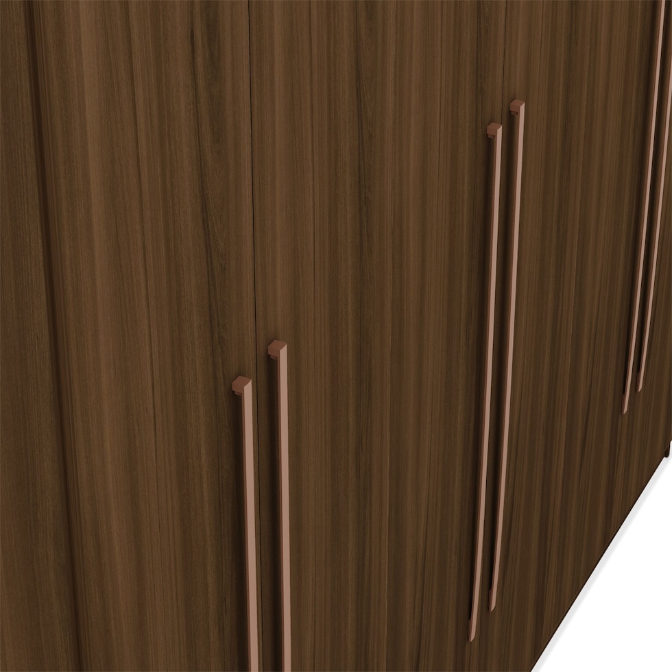 francis dark brown wardrobe   