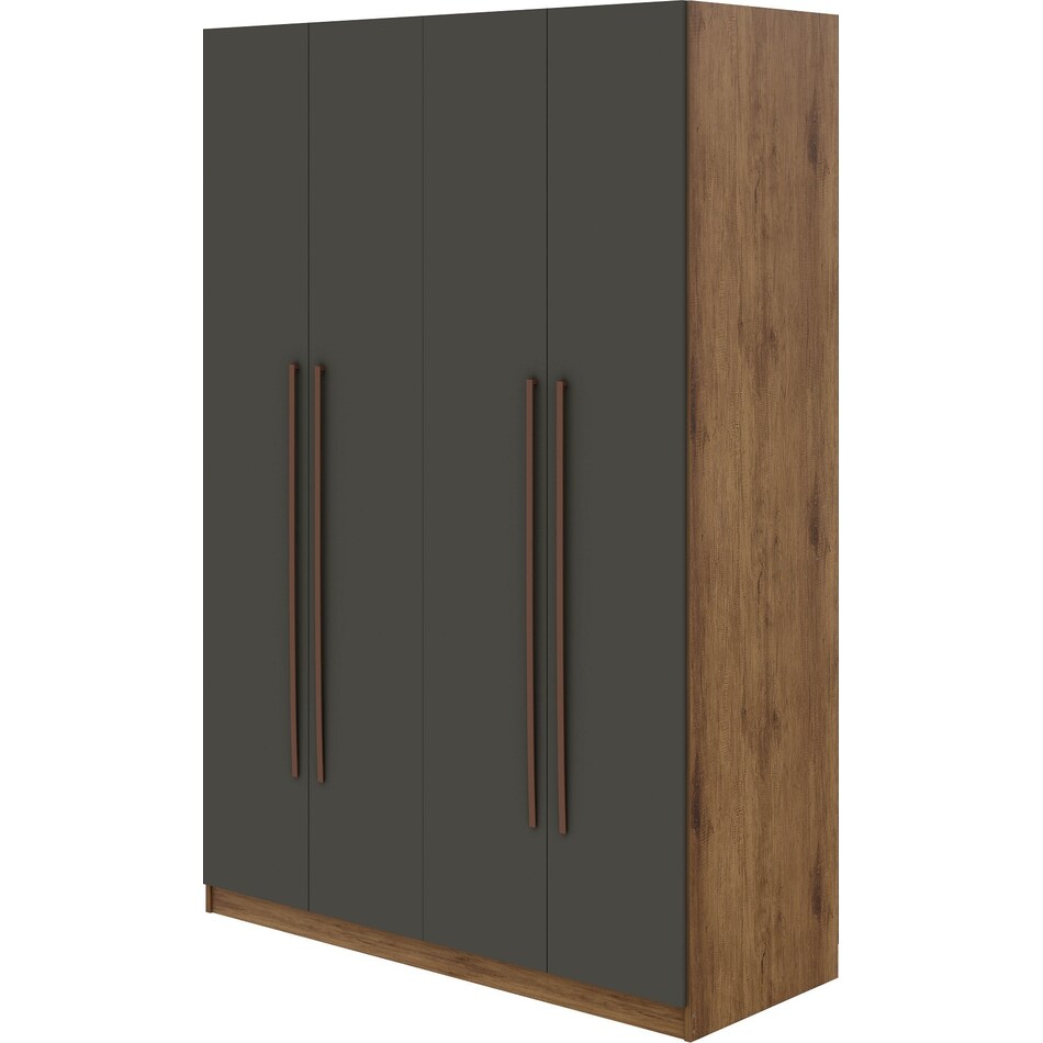 Francis 2 Section Wardrobe Value City Furniture