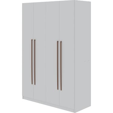 Francis 2 Section Wardrobe - White