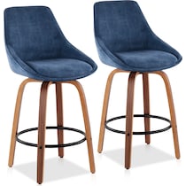 fraser blue counter height stool   