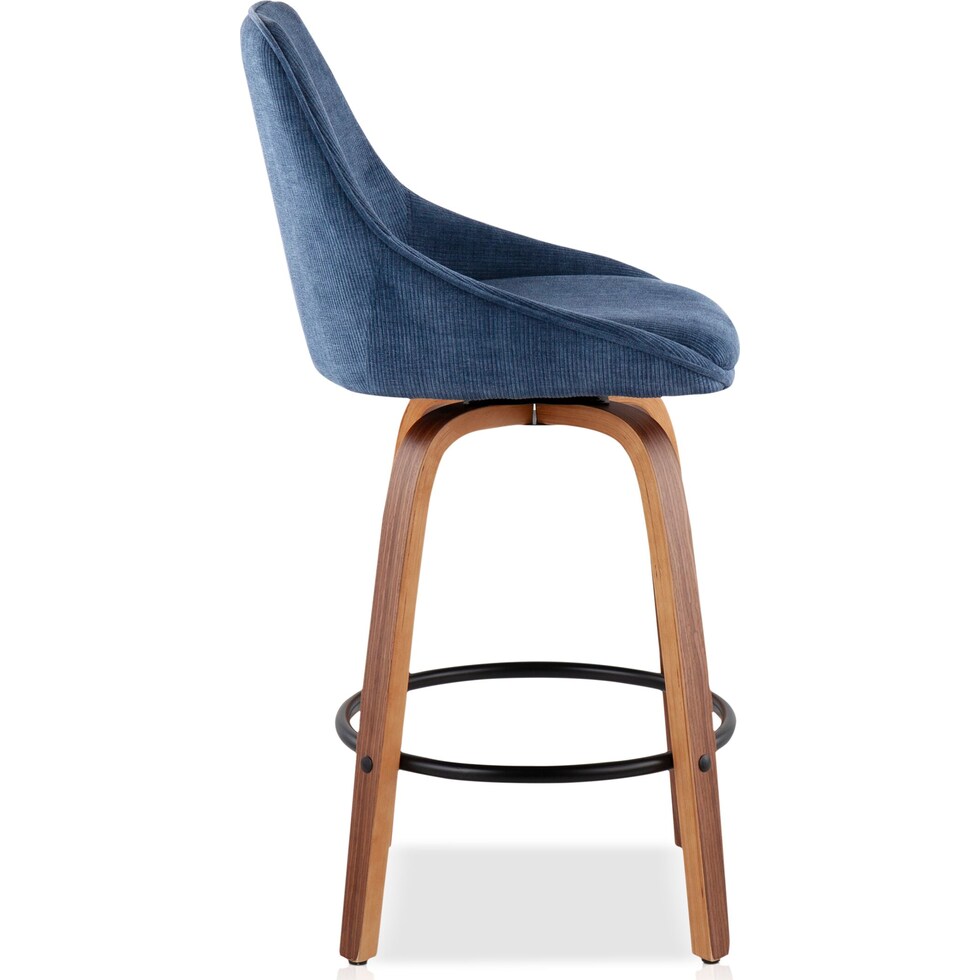 fraser blue counter height stool   