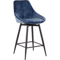 fraser blue counter height stool   