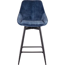 fraser blue counter height stool   