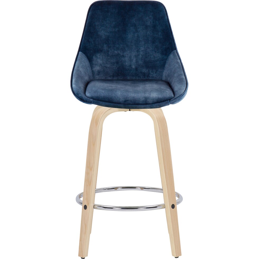 fraser blue counter height stool   