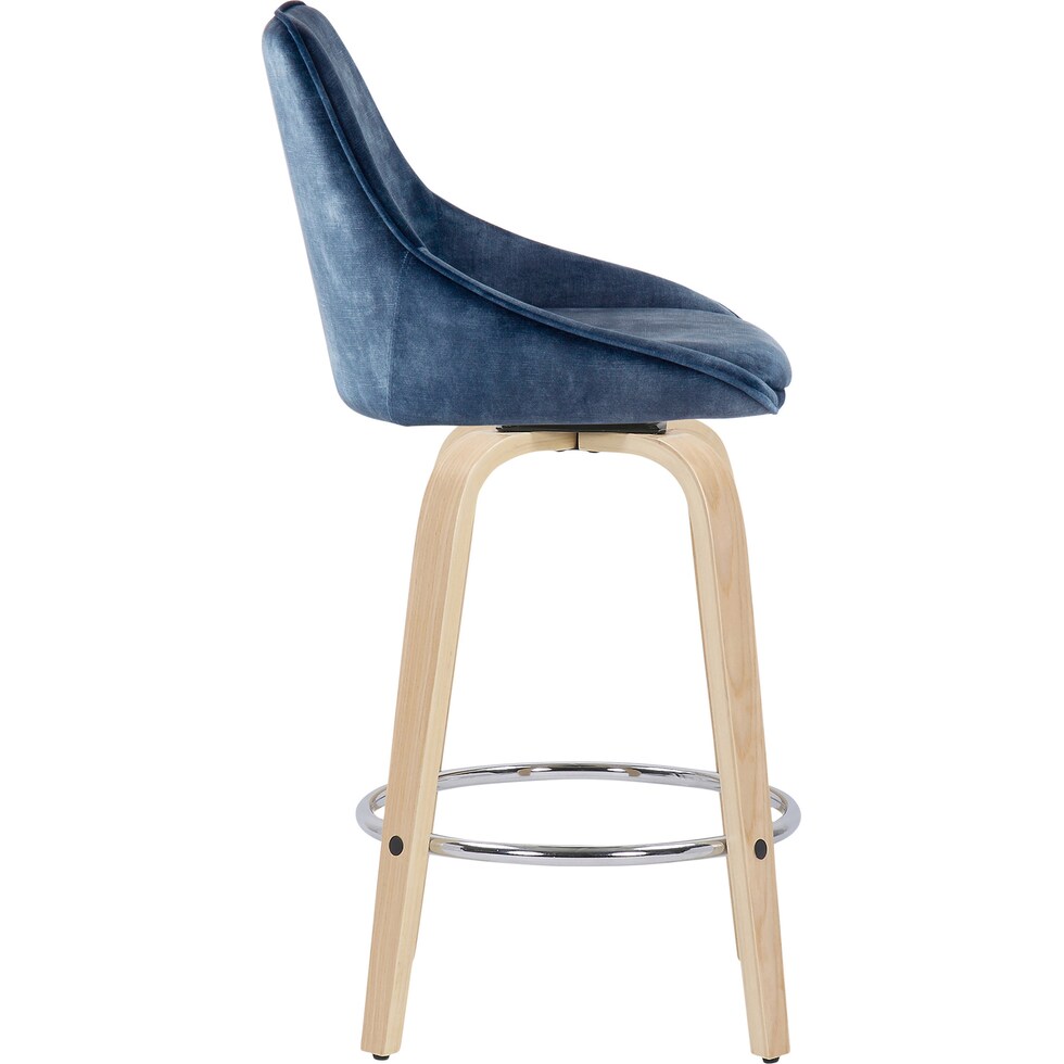 fraser blue counter height stool   