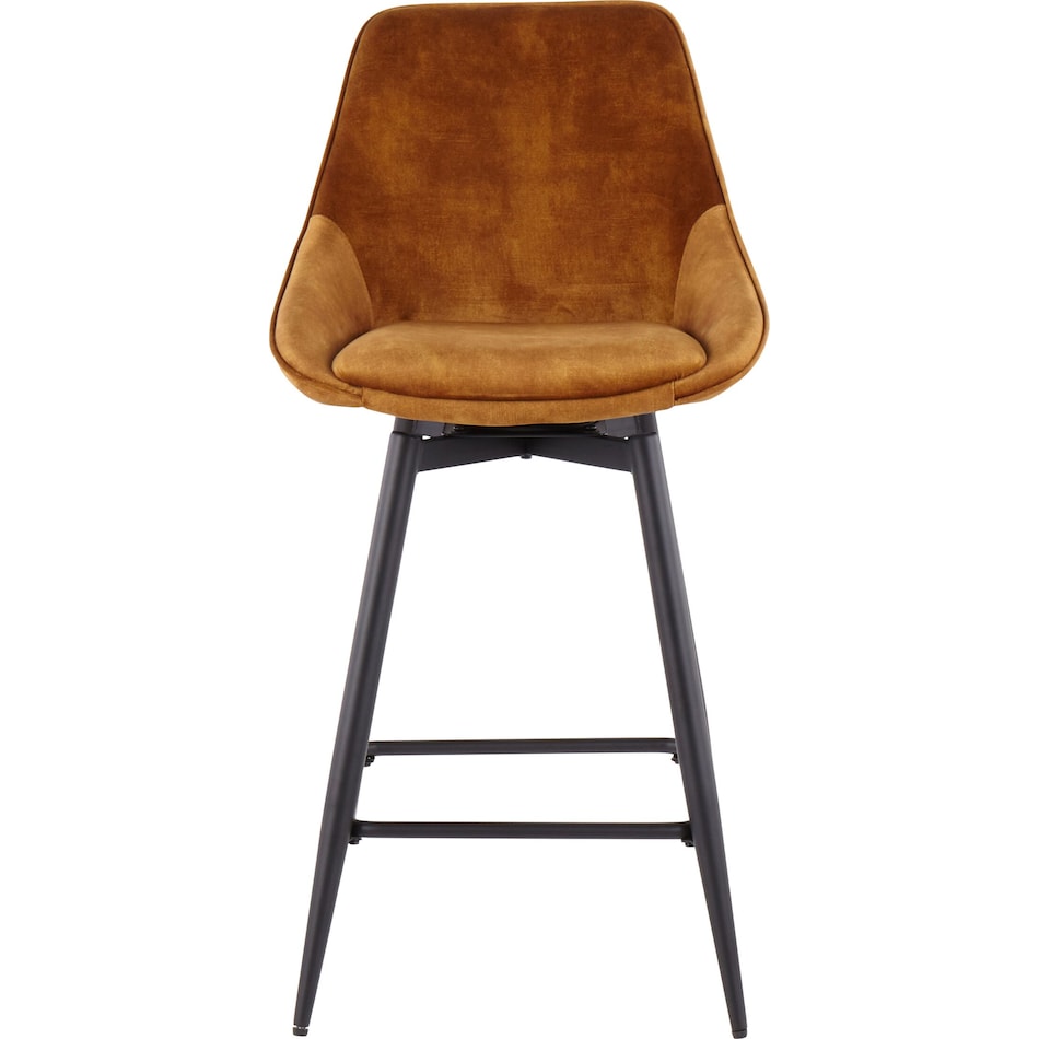 Fraser Set of 2 CounterHeight Stools Yellow Value City Furniture