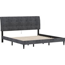 freddie gray king upholstered bed   