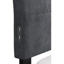 freddie gray king upholstered bed   
