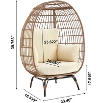 fresno chairs tan cream outdoor chair   