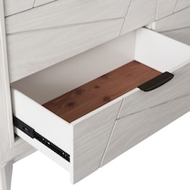 fresno white dresser & mirror   