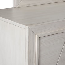 fresno white dresser and mirror   