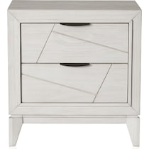 fresno white nightstand   