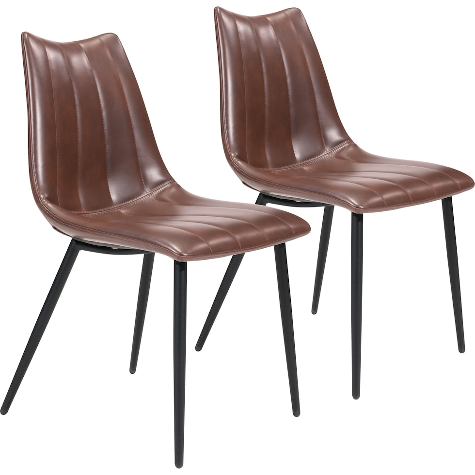 freyja dark brown dining chair   